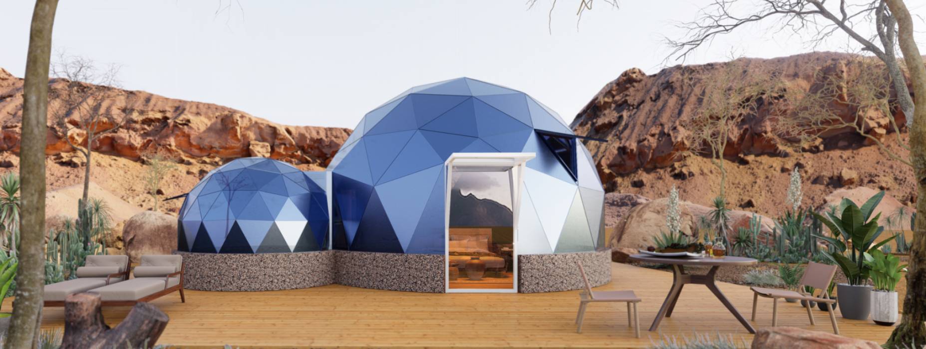 乐亭县球形智能光伏玻璃星空房